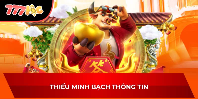 Thiếu minh bạch thông tin